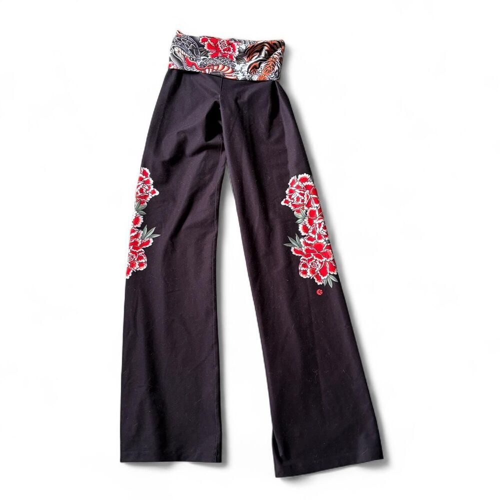 Ethika Women's Black and Red Leggings
